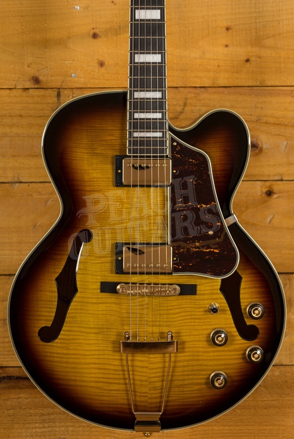 Ibanez AF Artcore Expressionist | AF95FM - Antique Yellow Sunburst