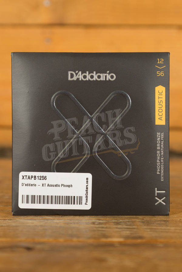 D'addario - XT Acoustic Phosphor Bronze, Light Top/Medium Bottom, 12-56