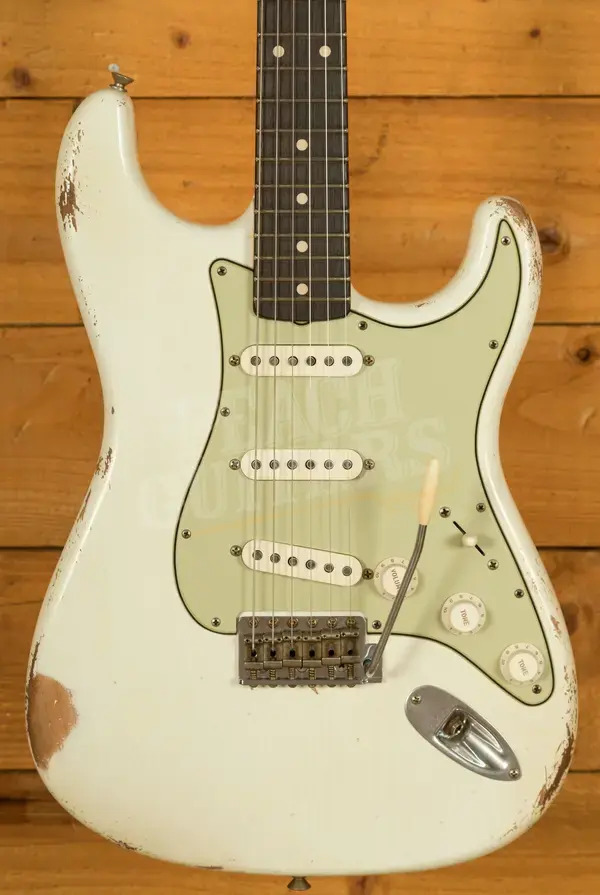 Fender Custom Shop Masterbuilt David Brown '61 Strat - Relic Olympic White