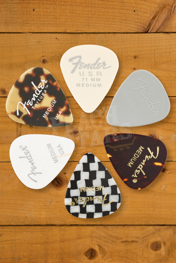 Fender Accessories | Material Medley Picks - Medium - 6-Pack