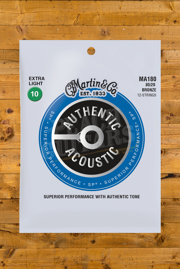 Martin Accessories | Authentic Acoustic - SP - 80/20 Bronze 12-String Extra Light 10-47