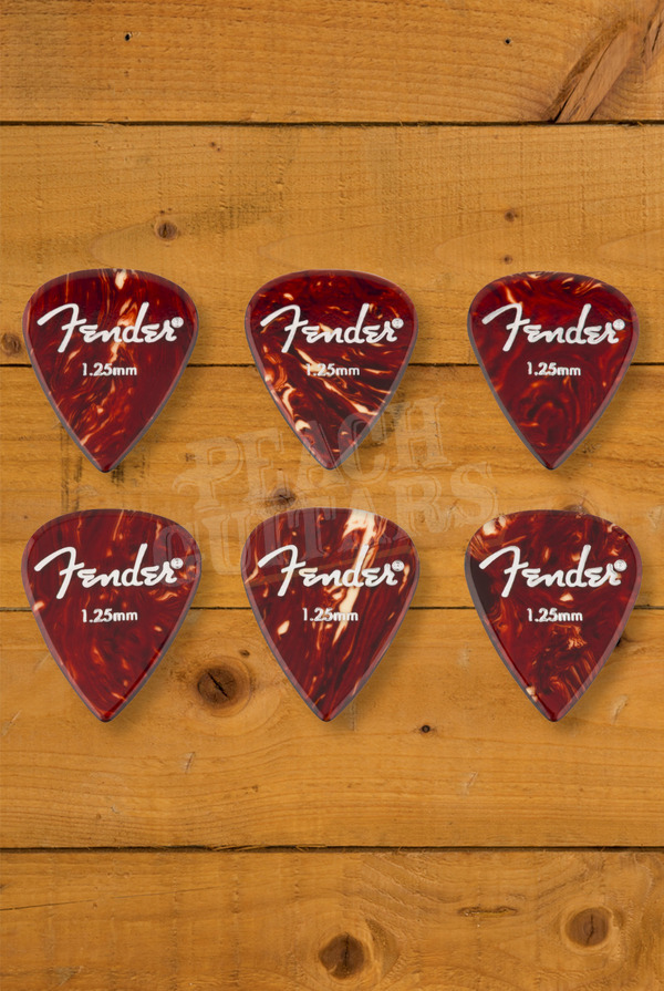 Fender Aero Acrylic Picks - Pack Of Six - 1.25mm