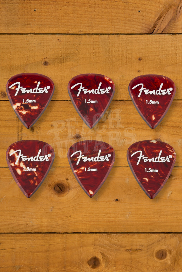 Fender Aero Acrylic Picks - Pack Of Six - 1.5mm