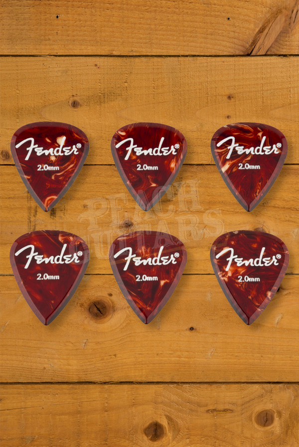 Fender Aero Acrylic Picks - Pack Of Six - 2.0mm