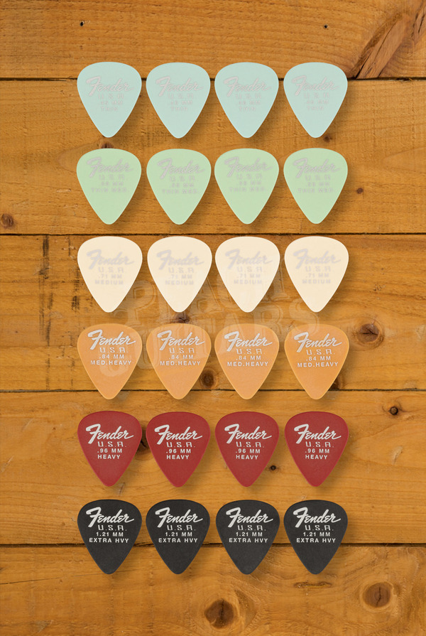 Fender Dura-Tone 351 Picks | Various Gauges - 24-Pack