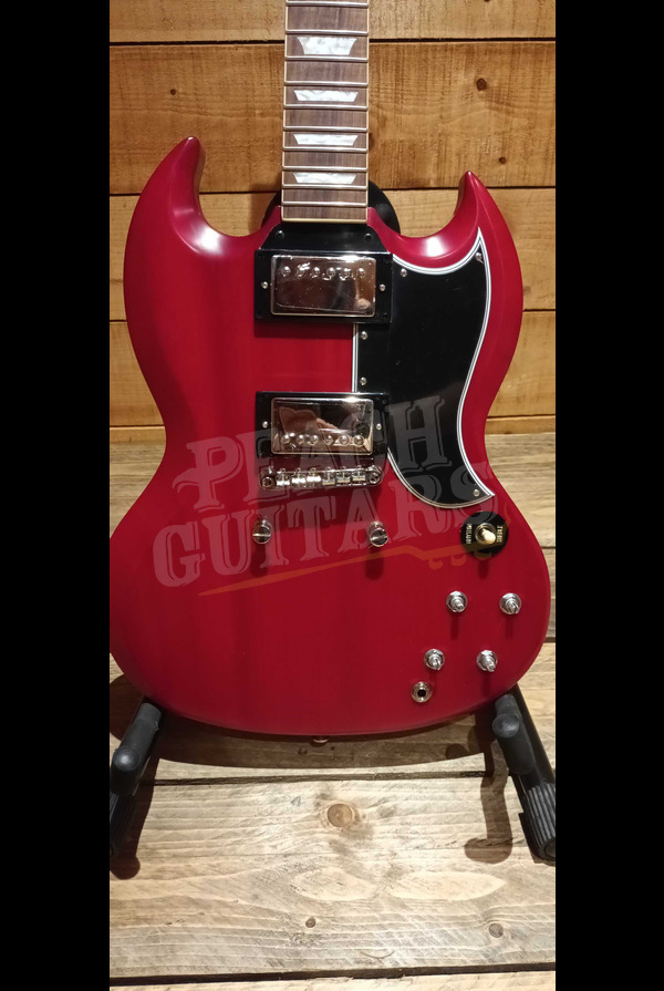 Epiphone Inspired By Gibson Custom Collection | 1961 Les Paul SG Standard - Aged 60's Cherry *Broken Headstock - Spares*