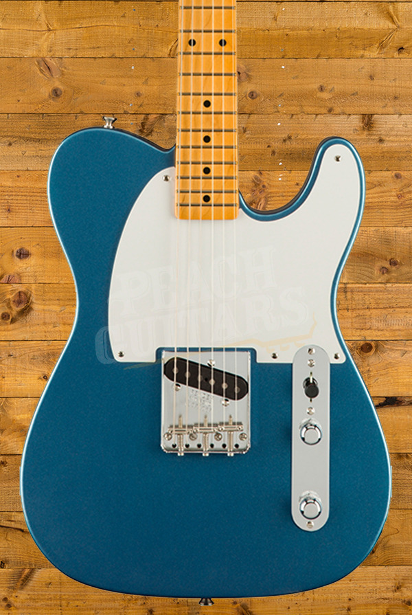 Fender 70th Anniversary Esquire Lake Placid Blue Peach Guitars