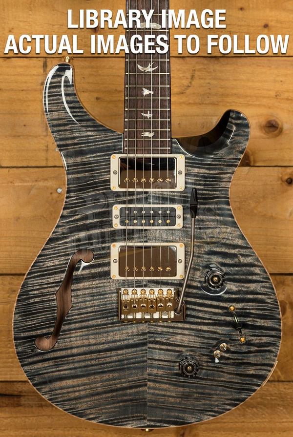 PRS Special Semi Hollow Faded Whale Blue 10 Top Pattern