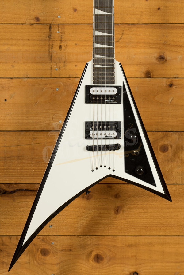 Jackson JS Series Rhoads JS32T | Amaranth - White w/Black Bevels