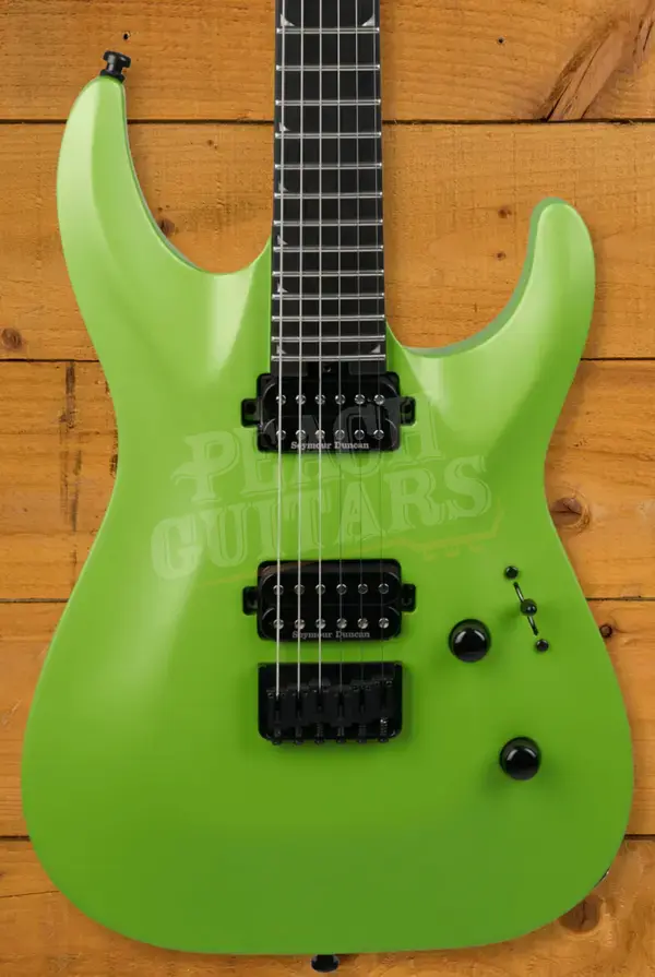 Jackson Pro Plus Series Soloist SLA2 HT - Ebony - Toxic Apple