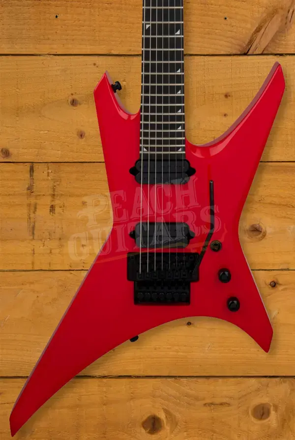 Jackson Pro Series Signature Dave Davidson Warrior WR7 - Ebony - Ferrari Red