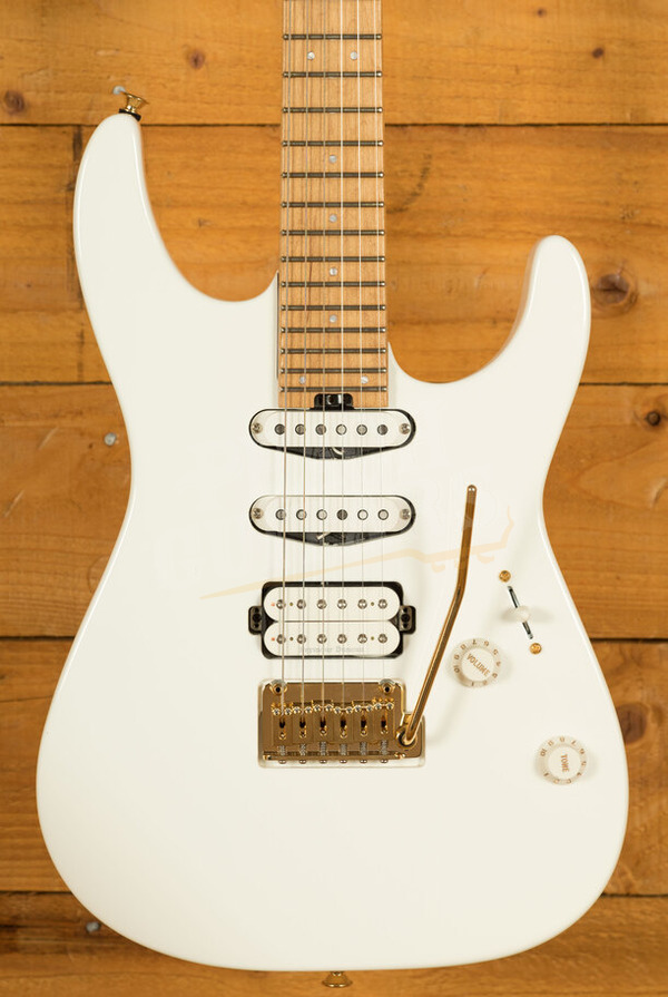 Charvel Pro-Mod DK24 HSS 2PT CM | Caramelized Maple - Snow White