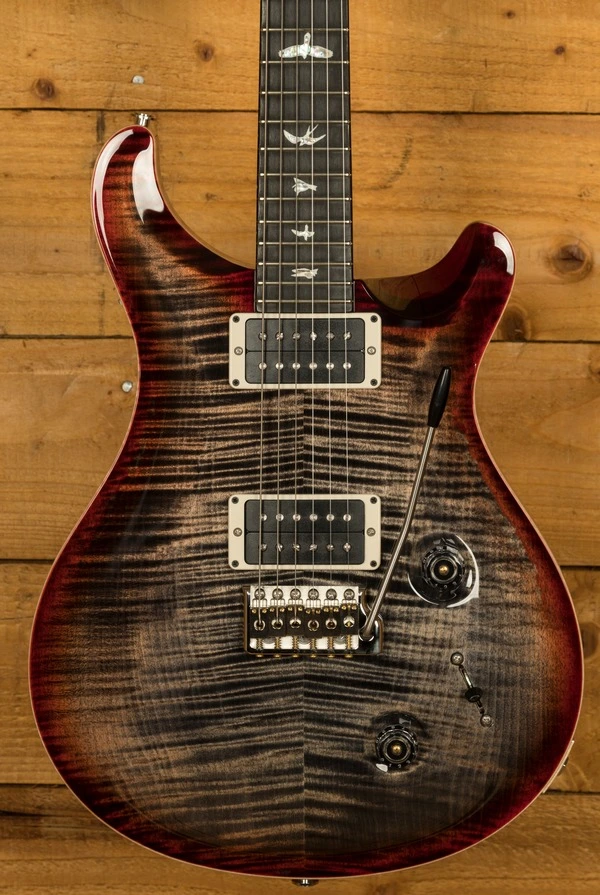 PRS Custom 22 Charcoal Cherry Burst