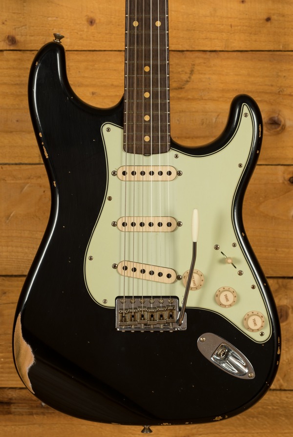 Fender Custom Shop '60 Strat Relic Rosewood Black