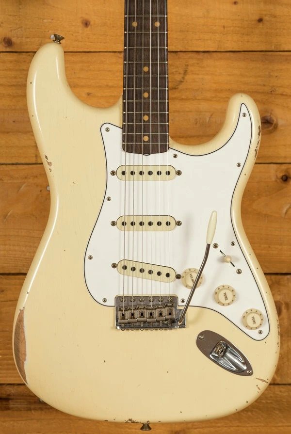 Fender Custom Shop Late 59 Strat Relic Aged Vintage White