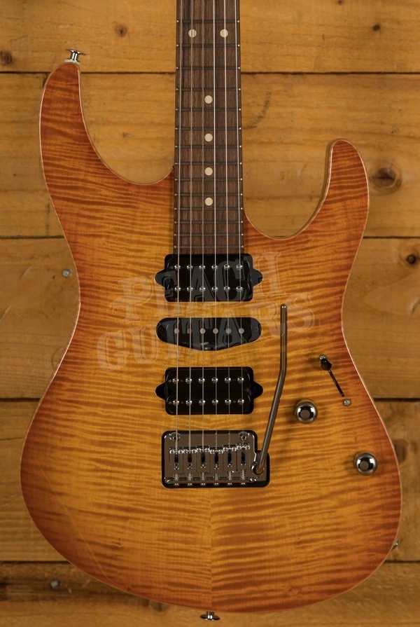 Suhr Custom Modern - Trans Amber Burst
