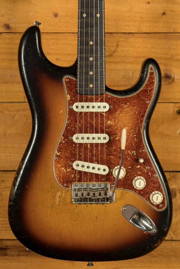 Fender Custom Shop '59 Strat Relic 3 Tone Sunburst Dale Wilson Masterbuilt