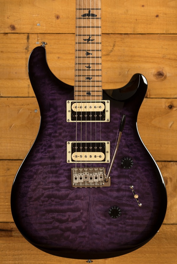 PRS SE Custom 24 Quilt Purple Burst Torrified Maple Neck Ltd