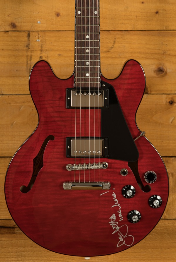 Gibson Hand Signed Joan Jett ES-339 Figured Wine Red