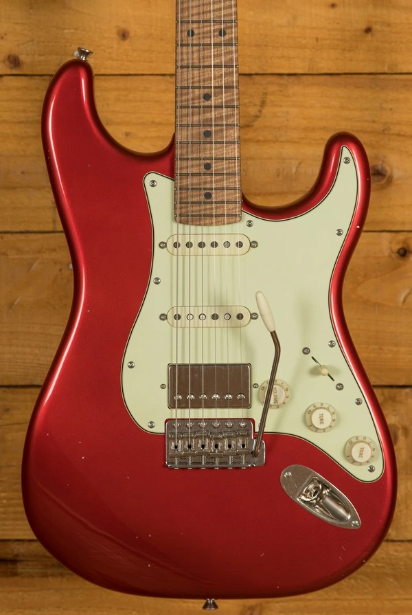 Xotic California Classic XSC-2 Candy Apple Red Light Aged