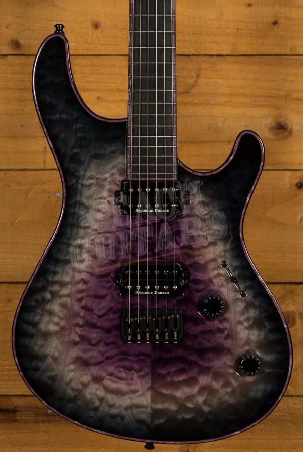 Mayones Regius 6 - Quilted Maple 4A Galaxy Purple Gloss
