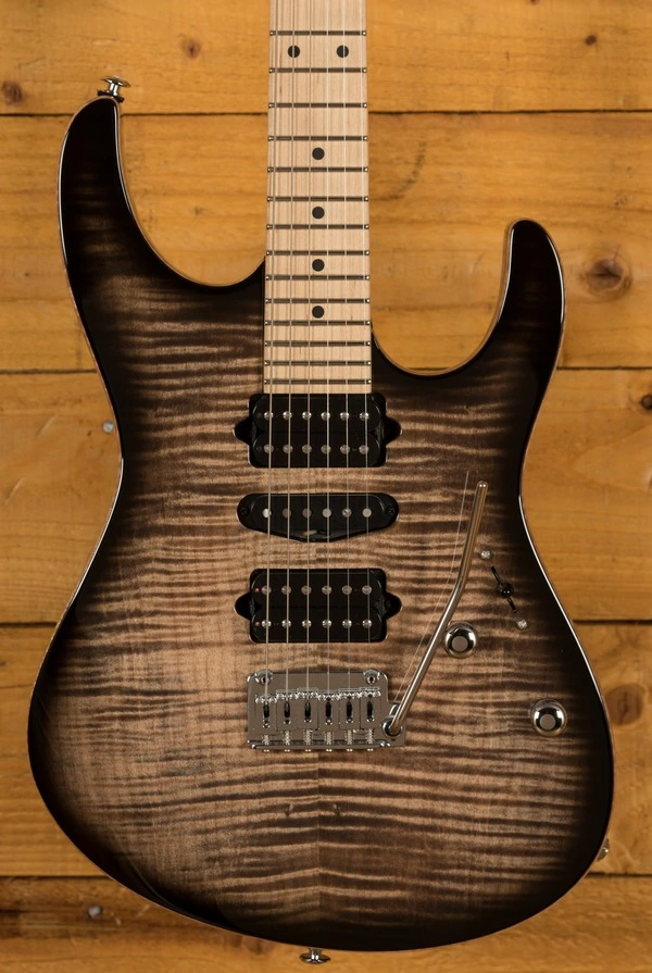 Suhr Modern Pro Trans Charcoal Burst Maple 510 HSH