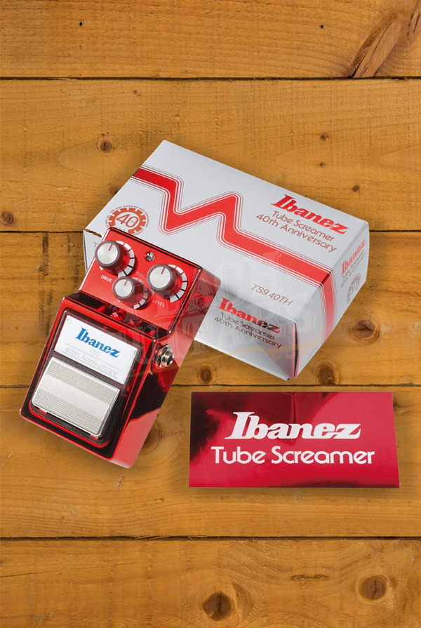 Ibanez TS9 Tubescreamer - 40th Anniversary Ruby Red