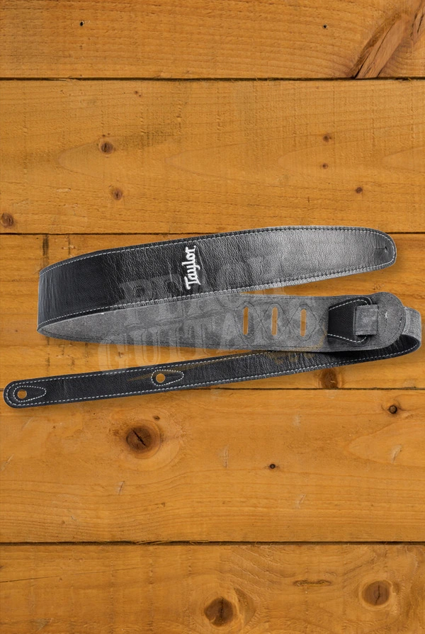 Taylor TaylorWare 2.5" Leather Guitar Strap - Black