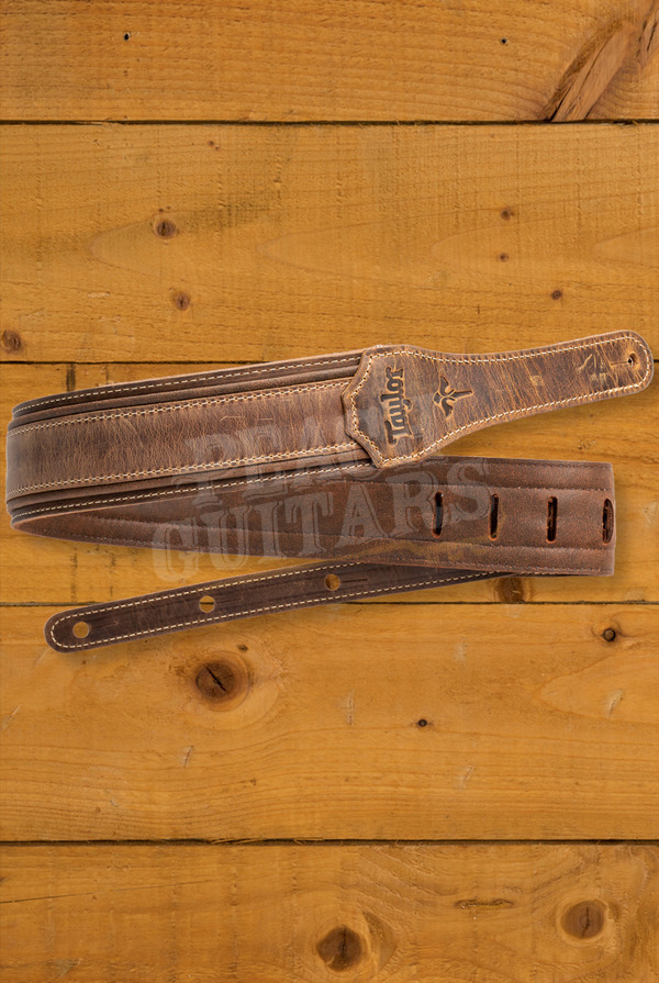 Taylor TaylorWare | Wings 2.5" Distressed Leather Guitar Strap