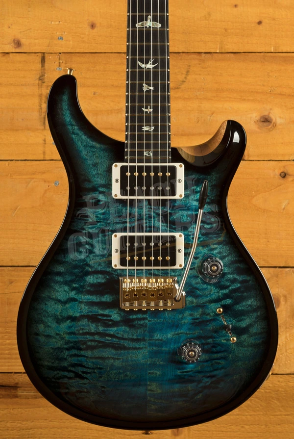 PRS Custom 24 Flame Maple Neck 10 Top Pattern Thin Ebony Custom Colour