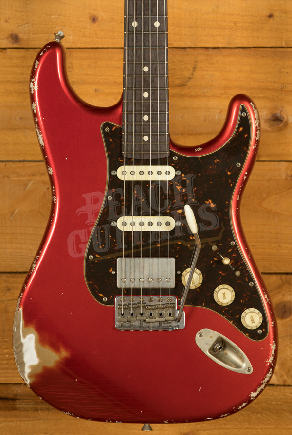 Xotic California Classic XSC-2 - Candy Apple Red Heavy Ageing