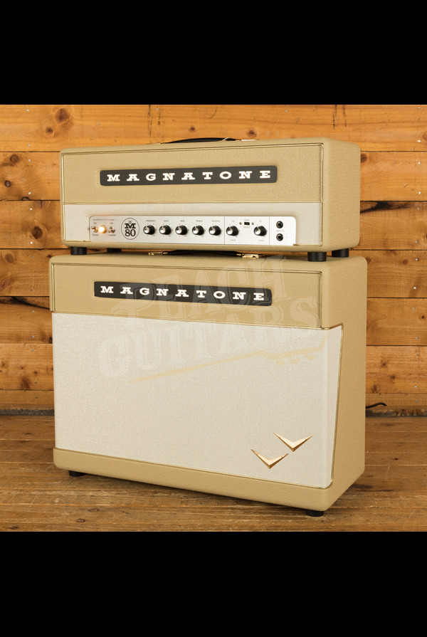 Magnatone Super Fifty Nine M-80 and 2x12 Cab Limited Edition Gold