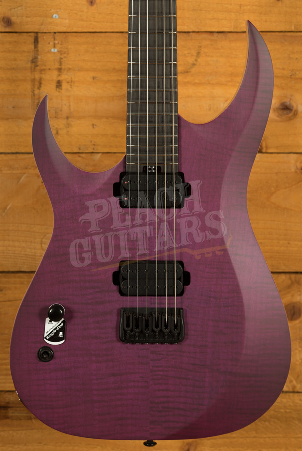 Schecter John Browne Tao-6 | Satin Trans Purple - Left-Handed