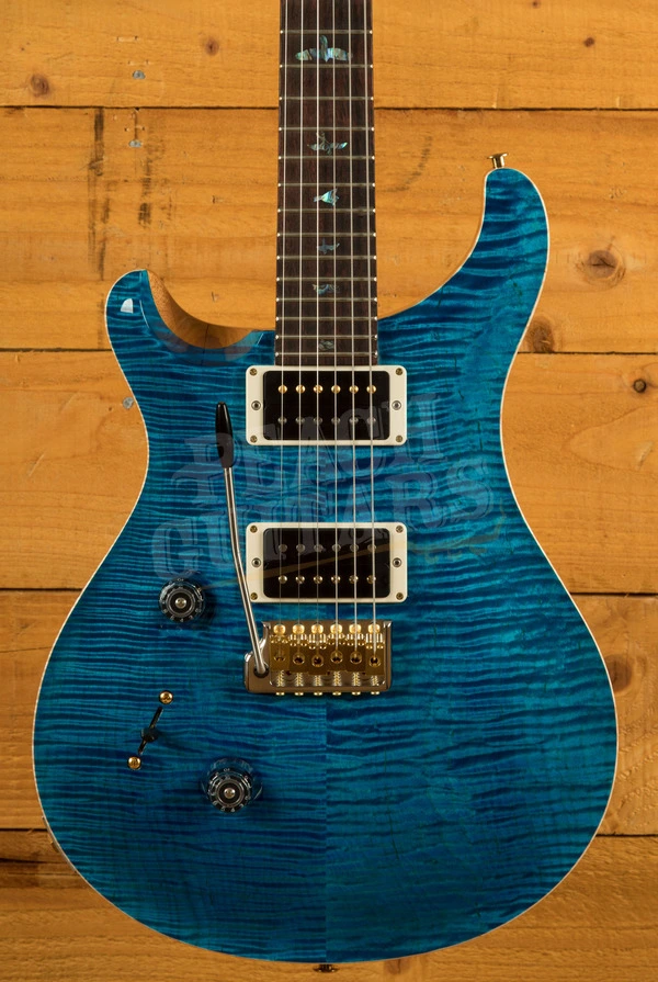 PRS Wood Library Custom 24 | Aquamarine - Left-Handed