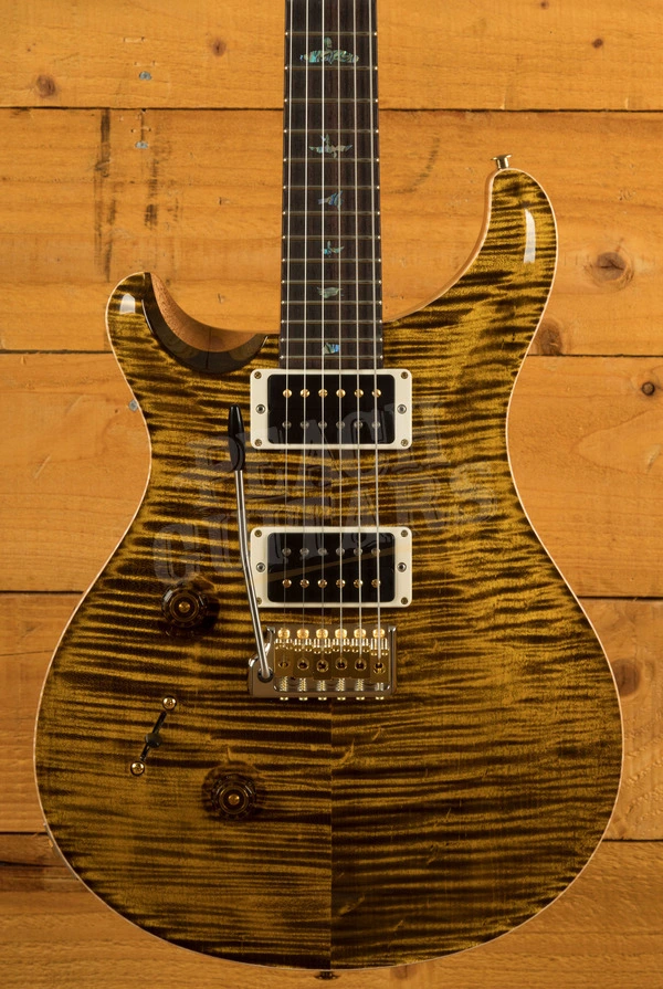 PRS Wood Library Custom 24 | Yellow Tiger - Left-Handed