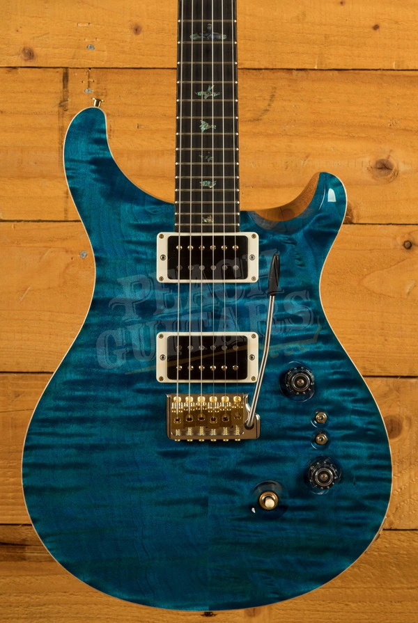 PRS Wood Library Custom 24-08 | Aquamarine Quilt 10-Top