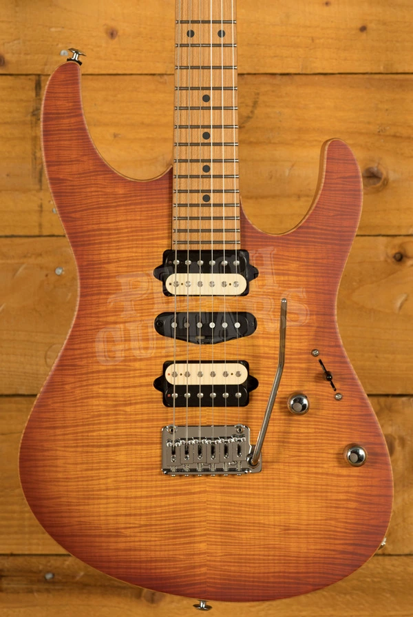 Suhr Modern Satin Flame - Honey Burst