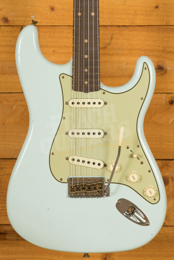 Fender Custom Shop Limited 60 Strat | Journeyman Relic Super Faded Aged Sonic Blue