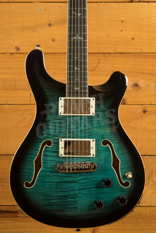 PRS SE Hollowbody II Piezo | Peacock Blue Burst *Premium Package* *B-Stock*