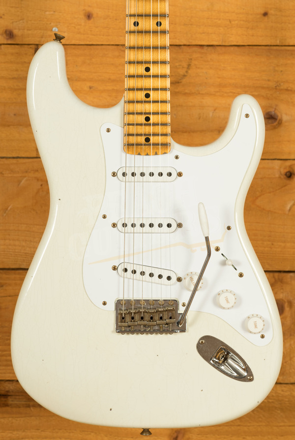 Fender Custom Shop Limited 70th Anniversary 54 Strat | Relic Aged Olympic White