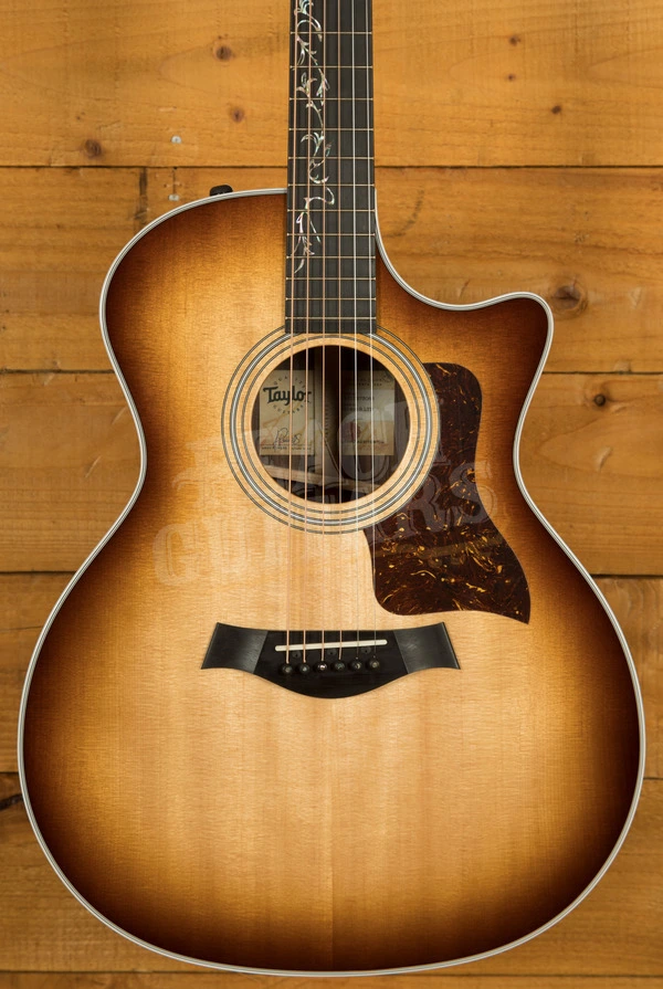 Taylor 400 Series | 414ce-R LTD - Lily/Vine Inlay - Shaded Edgeburst