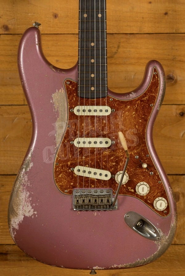 Fender Custom Shop '59 Strat Dale Wilson Relic Rosewood Burgundy Mist Metallic 