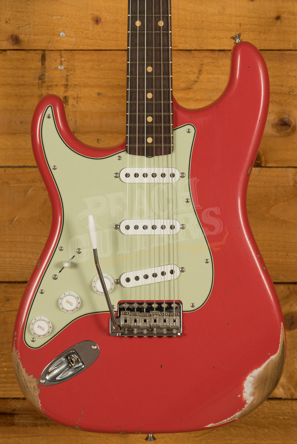 Fender Custom Shop '61 Strat Relic/CC Hardware Fiesta Red Left Handed