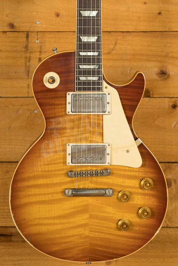 Gibson Custom Murphy Lab HP Top 59 Les Paul Cherry Tea Burst Light Aged Murphy Painted