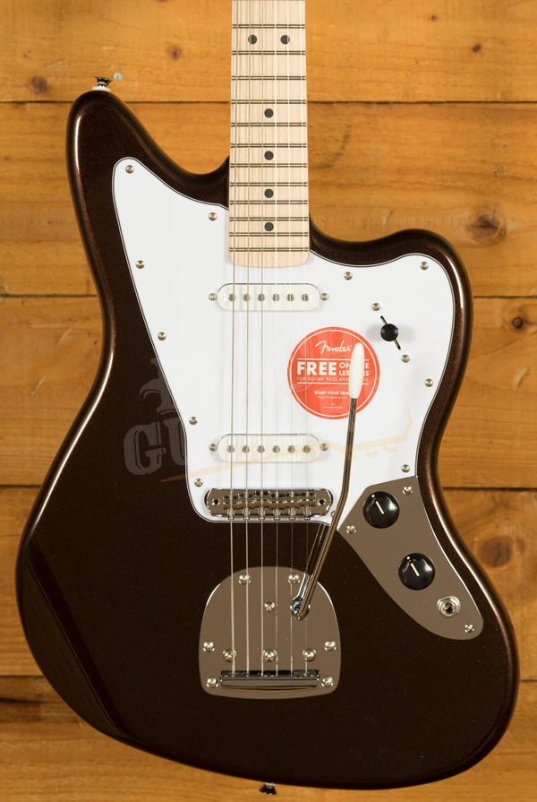 Squier Affinity Series Jaguar Maple Mystic Metallic Brown