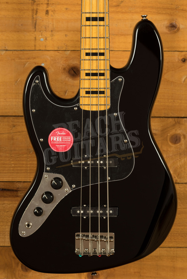 Squier Classic Vibe '70s Jazz Bass | Maple - Black - Left-Handed 