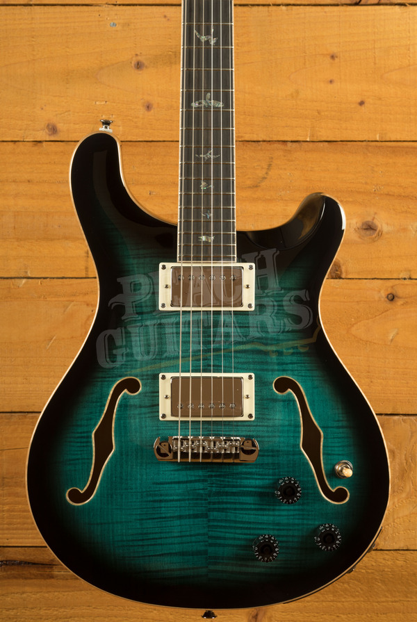 PRS SE Hollowbody II Piezo | Peacock Blue Burst *Premium Package*