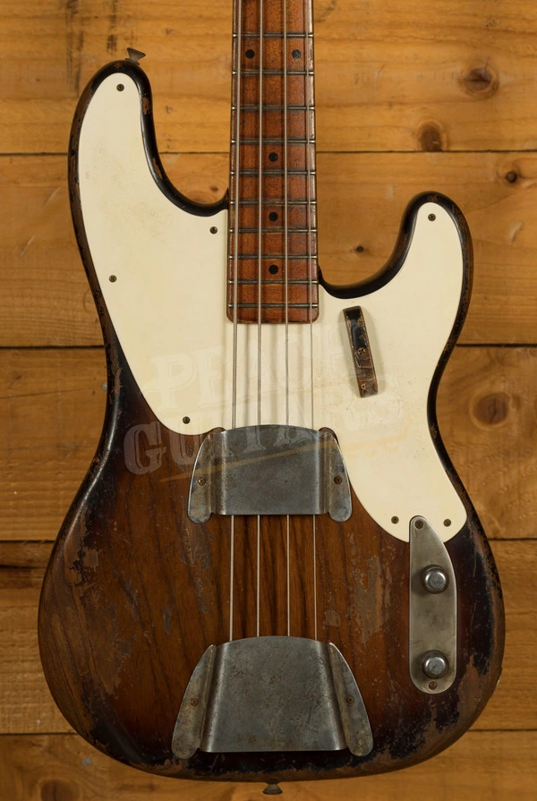 Fender Custom Shop Masterbuilt Van Trigt 55 P-Bass - Heavy Relic 2-Tone Sunburst