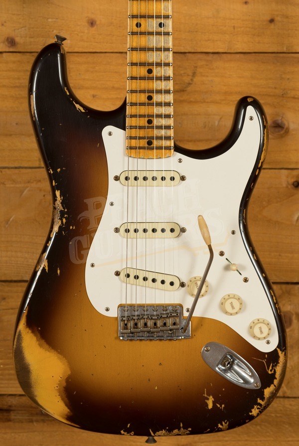 Fender Custom Shop 2020 LTD '59 Strat Heavy Relic Chocolate over 2TSB