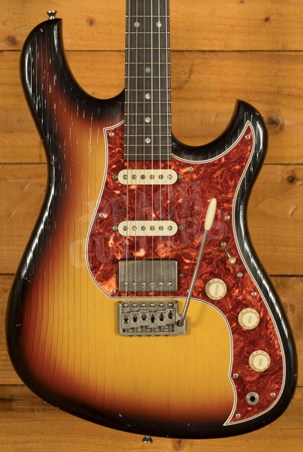 Novo Nucleus Idris HSS | '64 3-Tone Burst - Tortoise Shell Pickguard